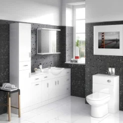 Vellamo Alpine 500mm Back to Wall WC Toilet Unit