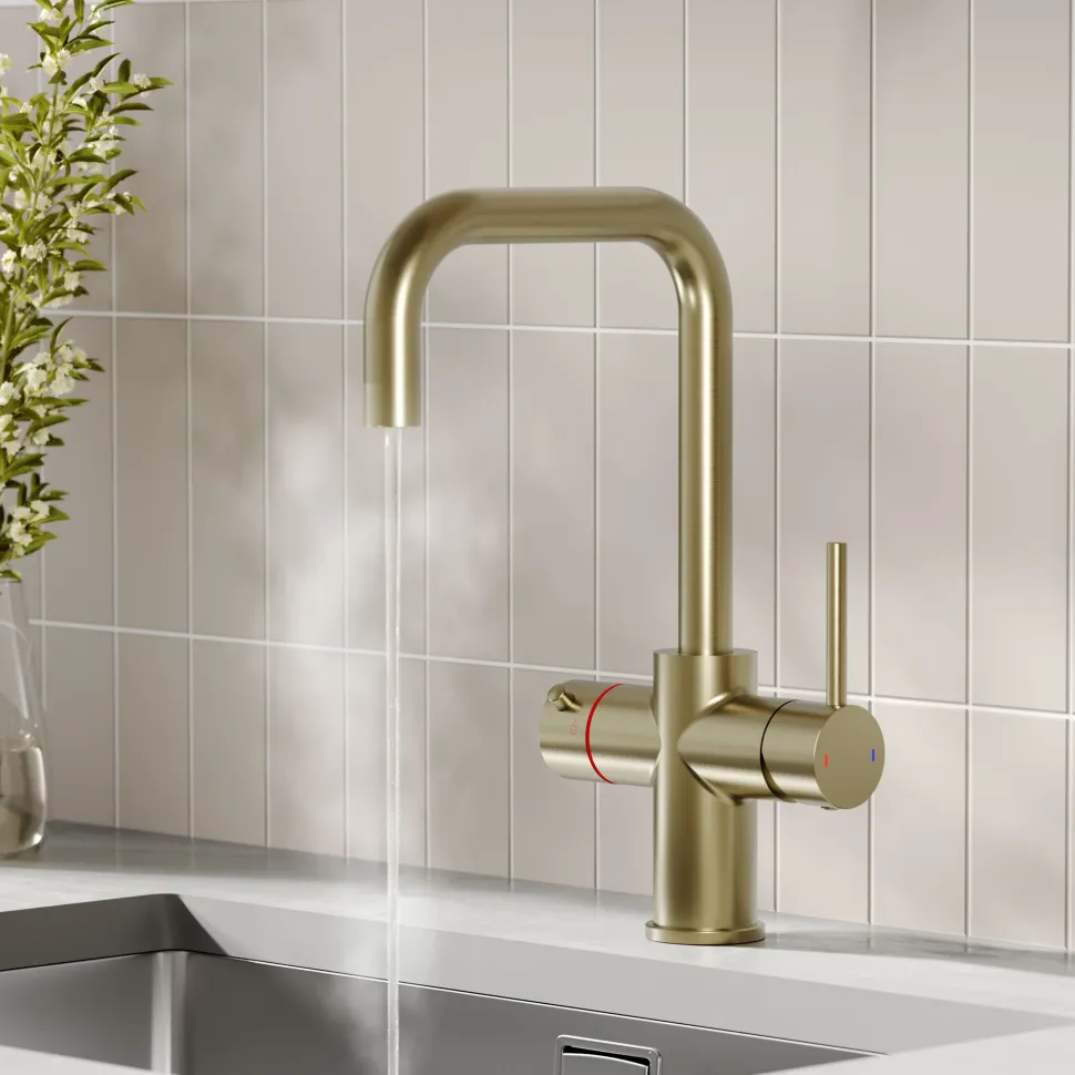 Vellamo Altair 3-in-1 Instant Boiling Water Tap with Boiler & Filter