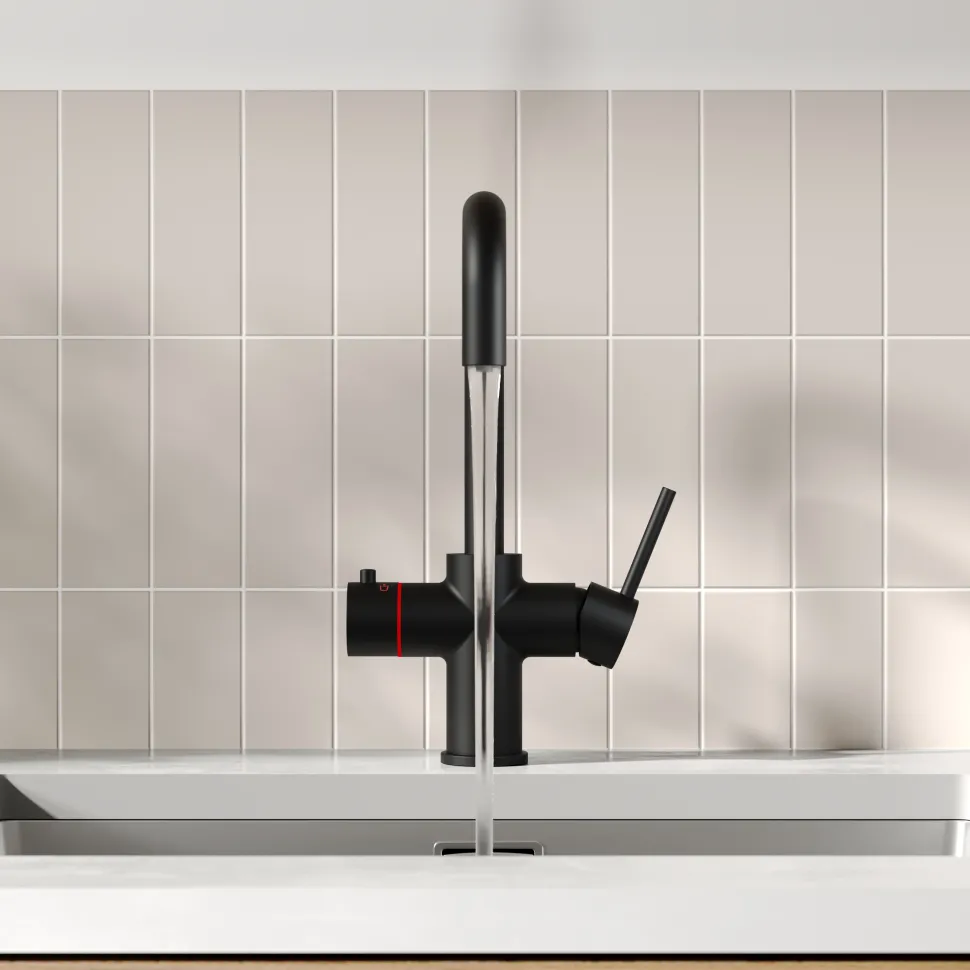 Vellamo Altair 3-in-1 Instant Boiling Water Tap with Boiler & Filter
