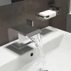 Vellamo Angel Waterfall Mono Basin Mixer with Clicker Waste