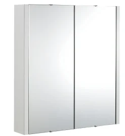 Vellamo Aspire 2 Door Mirror Cabinet - Gloss White