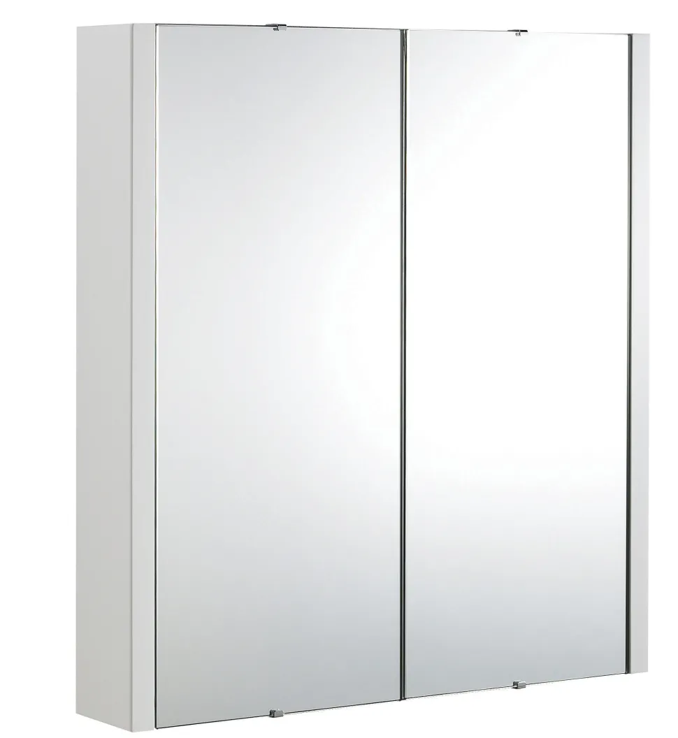 Vellamo Aspire 2 Door Mirror Cabinet - Gloss White