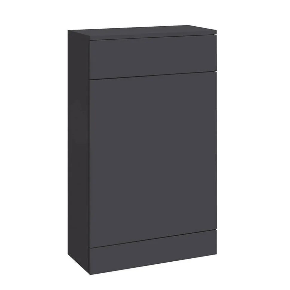 Vellamo Aspire 1100mm 2 Door Combination Basin & Toilet Unit - Matt Grey