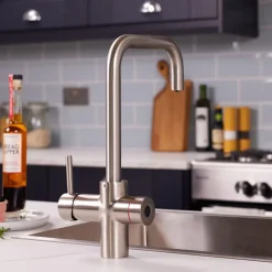 Vellamo Biometric 3-in-1 Fingerprint Instant Boiling Water Tap with WRAS-Approved Boiler & Filter