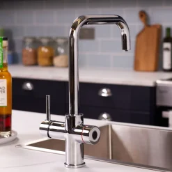 Vellamo Biometric 3-in-1 Fingerprint Instant Boiling Water Tap with WRAS-Approved Boiler & Filter