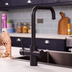 Vellamo Biometric 3-in-1 Fingerprint Instant Boiling Water Tap with WRAS-Approved Boiler & Filter