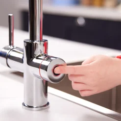 Vellamo Biometric 4-in-1 Fingerprint Instant Boiling Water Tap with WRAS-Approved Boiler & Filter