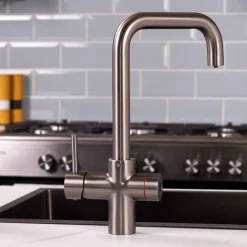 Vellamo Biometric 4-in-1 Fingerprint Instant Boiling Water Tap with WRAS-Approved Boiler & Filter