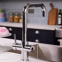 Vellamo Biometric 4-in-1 Fingerprint Instant Boiling Water Tap with WRAS-Approved Boiler & Filter