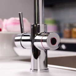 Vellamo Biometric 4-in-1 Fingerprint Instant Boiling Water Tap with WRAS-Approved Boiler & Filter