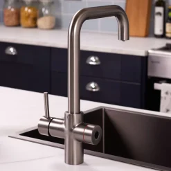 Vellamo Biometric 4-in-1 Fingerprint Instant Boiling Water Tap with WRAS-Approved Boiler & Filter