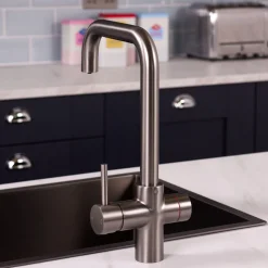 Vellamo Biometric 4-in-1 Fingerprint Instant Boiling Water Tap with WRAS-Approved Boiler & Filter