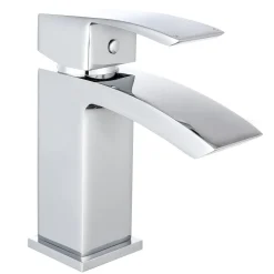 Vellamo City Chrome Basin Mixer Tap & Waste