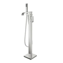 Vellamo City Freestanding Bath Shower Mixer with Shower Kit