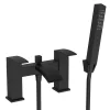 Vellamo City Matt Black Bath Shower Mixer & Kit