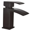 Vellamo City Matt Black Mini Cloakroom Basin Tap & Waste