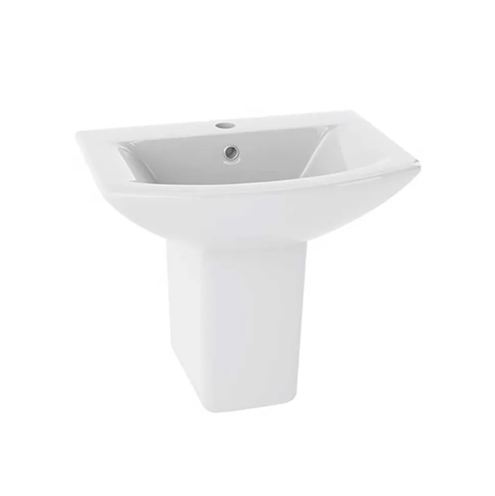Vellamo City 500mm Semi Pedestal & Basin