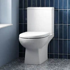 Vellamo City Modern Close Coupled Toilet with Soft Close Seat