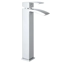 Vellamo City Tall Chrome High Rise Basin Tap