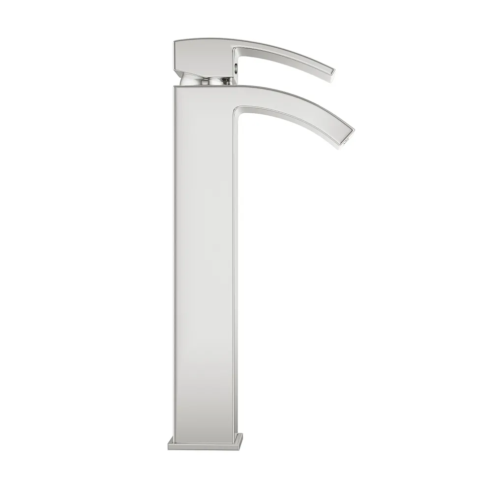 Vellamo City Tall Chrome High Rise Basin Tap