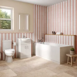 Vellamo Connect Complete Modern Bathroom Suite with Vanity Unit