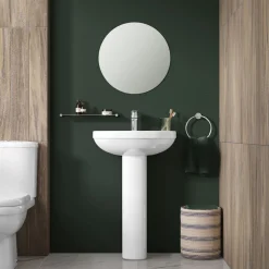 Vellamo Connect 550mm Full Pedestal & Basin