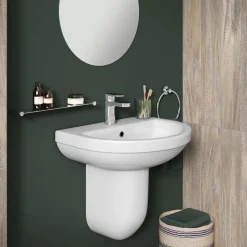 Vellamo Connect 555mm Semi Pedestal & Basin