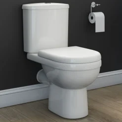 Vellamo Connect Rimless Close Coupled Toilet & Soft Close Seat