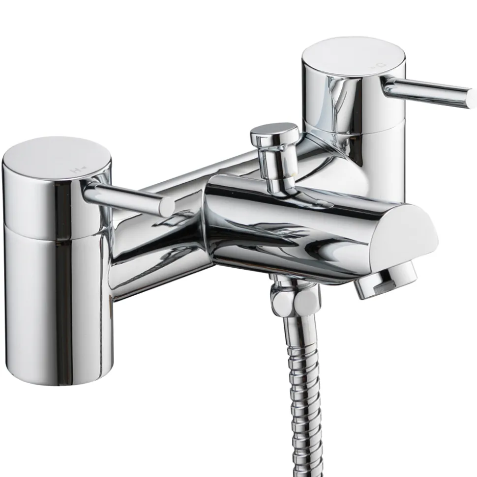 Vellamo Curvo Basin Mixer & Bath Shower Mixer Pack
