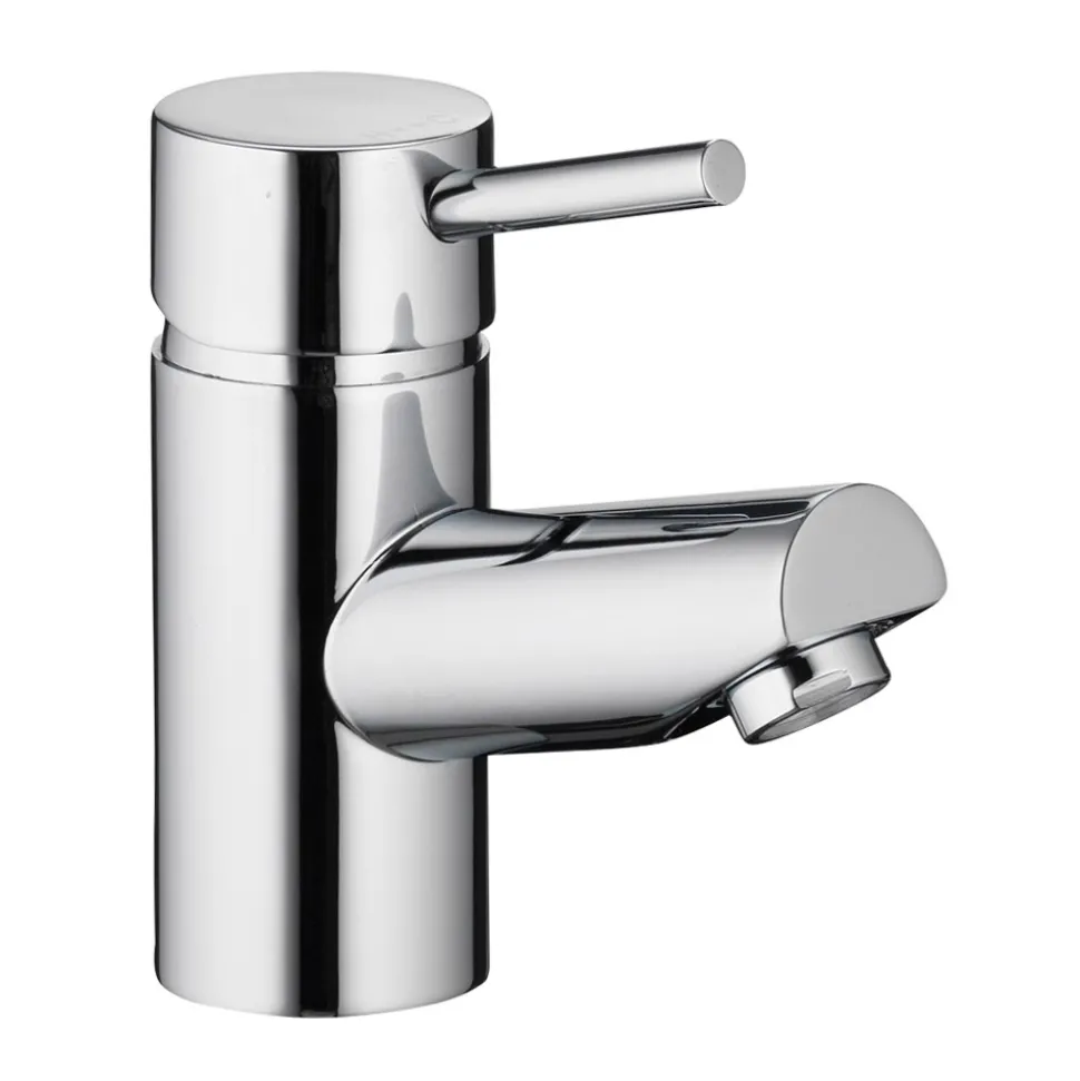 Vellamo Curvo Basin Mixer With Clicker Waste