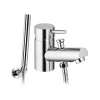 Vellamo Curvo Mono Bath Shower Mixer with Shower Attachment