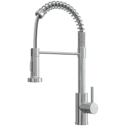 Vellamo Dalston Single Lever Mono Kitchen Mixer Tap with Flexi Spray