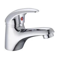 Vellamo Echo Single Lever Chrome Basin Tap & Waste