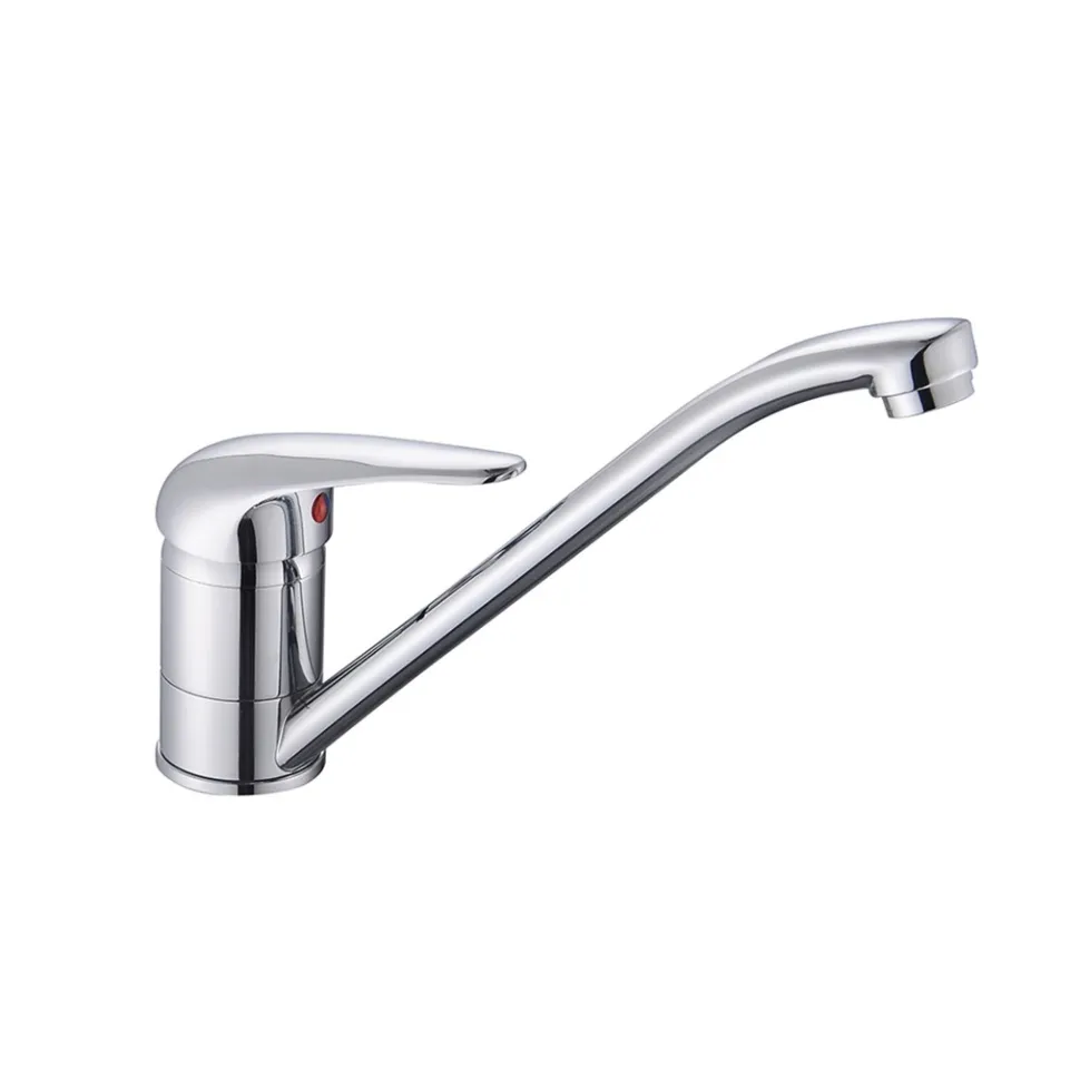 Vellamo Echo Single Lever Mono Kitchen Mixer - Polished Chrome