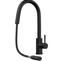 Vellamo Eclipse Concealed Pull Out Spray Single Lever Mono Kitchen Mixer Tap