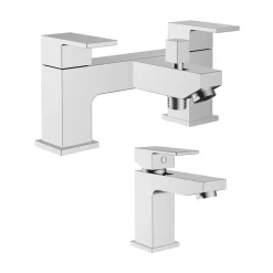 Vellamo Forte Basin Mixer & Bath Shower Mixer Value Pack