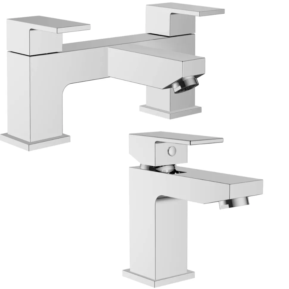 Vellamo Forte Basin Mixer & Bath Filler Value Pack