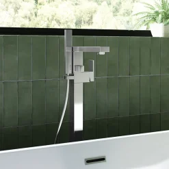 Vellamo Forte Freestanding Bath Shower Mixer with Shower Kit