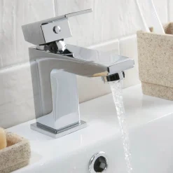 Vellamo Forte Mono Basin Mixer Tap & Waste