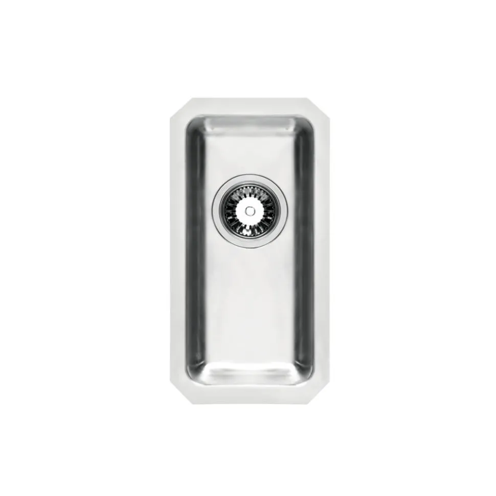 Vellamo Horizon 0.5 Bowl Undermount Stainless Steel Kitchen Sink & Waste Kit - 234 x 450mm
