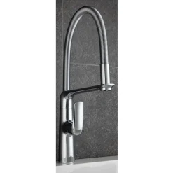 Vellamo Icon Kitchen Tap with Flexible Pull-Away Head - Chrome