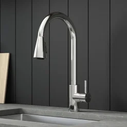 Vellamo Inspire Pullout Spray Kitchen Sink Mixer Tap - Chrome