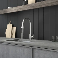 Vellamo Inspire Pullout Spray Kitchen Sink Mixer Tap - Chrome
