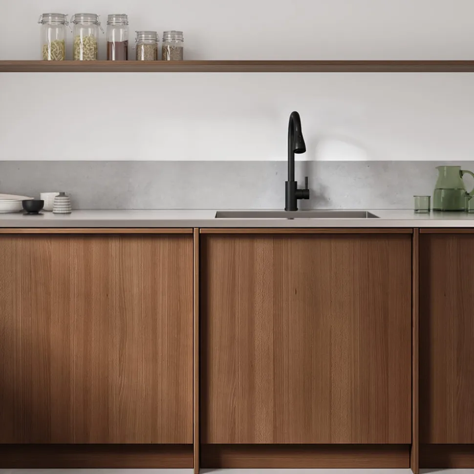 Vellamo Inspire Pull Out Spray Mono Kitchen Mixer Tap - Matt Black