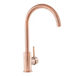 Vellamo Kara Single Lever Mono Kitchen Mixer - Brushed Copper