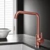 Vellamo Koro Single Lever Mono Kitchen Mixer - Brushed Copper
