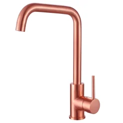 Vellamo Koro Single Lever Mono Kitchen Mixer - Brushed Copper