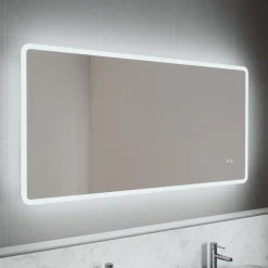 Vellamo LED Frame Mirror with Touch Sensor, Demister & Bluetooth - 1200 x 600mm