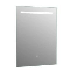 Vellamo LED Illuminated Bathroom Mirror with Demister Pad & Shaver Socket - 500 x 700mm
