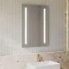 Vellamo LED Illuminated Battery Operated Mirror - 500 x 700mm